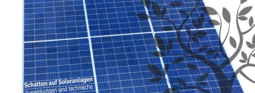 Schatten auf Solaranlage